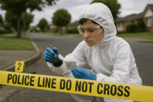 We process scenes and collect evidence.